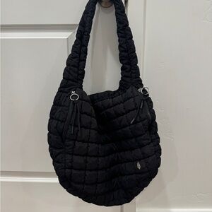 FP Movement by Free People Black Quilted Carryall